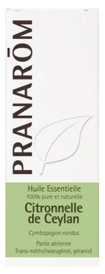 Pranarôm Essential Oil Ceylon Citronella (Cymbopogon Nardus) 10 Ml