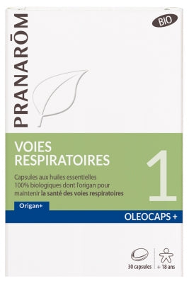 Pranarôm Oléocaps+ Organic 1 Respiratory Tracts 30 Capsules