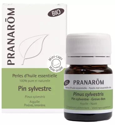 Pranarôm Organic Pearls Of Essential Oil Scots Pine (Pinus Sylvestris) 60 Pearls