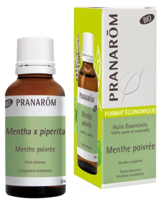 Pranarôm Organic Peppermint Essential Oil (Mentha X Piperita) 30Ml