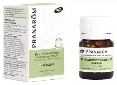 Pranarôm Pearls Of Essential Oil Rvintsara (Cinnamomum Camphora) Organic 60 Pearls