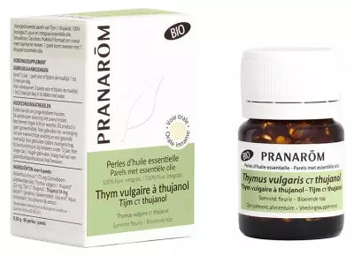 Pranarôm Perles D'Huile Essentielle Thym Vulgaire À Thujanol (Thymus Vulgaris Ct Thujanol) Bio 60 Perles