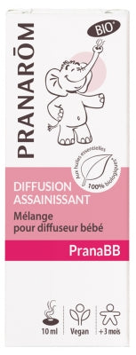 Pranarôm Pranabb Diffusion Sanitizing Mix For Baby Diffuser Organic 10Ml