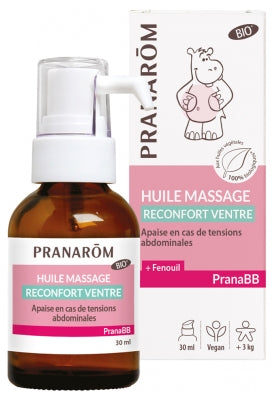 Pranarôm Pranabb Massage Oil Belly Comfort Organic 30Ml