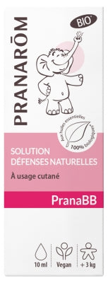 Pranarôm Pranabb Organic Natural Defenses Solution 10Ml