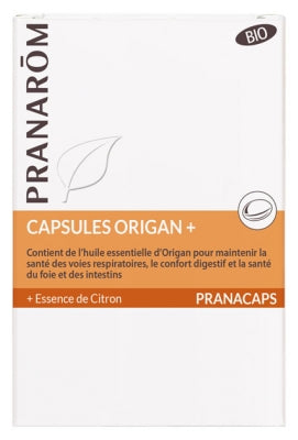 Pranarôm Pranacaps Oregano+ Organic 30 Capsules