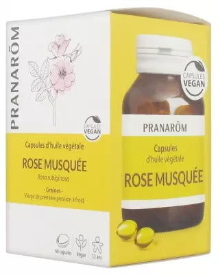 Pranarôm Rose Hip Oil Capsules 60 Capsules