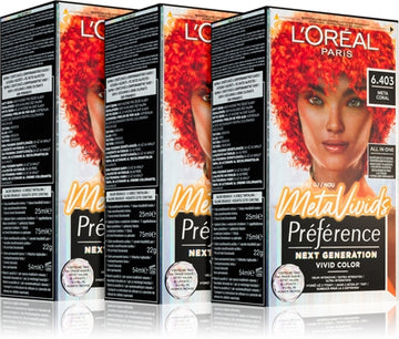 L’Oréal Paris Préférence Meta Vivids Semi-Permanent Hair Dye Shade 6.403 Meta Coral