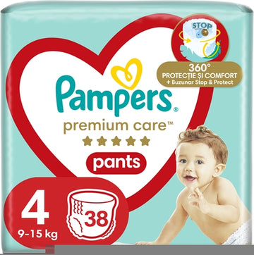 Pampers Premium Care Pants Maxi Size 4 Disposable Nappy Pants