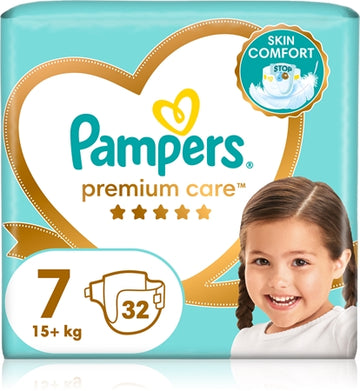 Pampers Premium Care Size 7 Disposable Nappies 