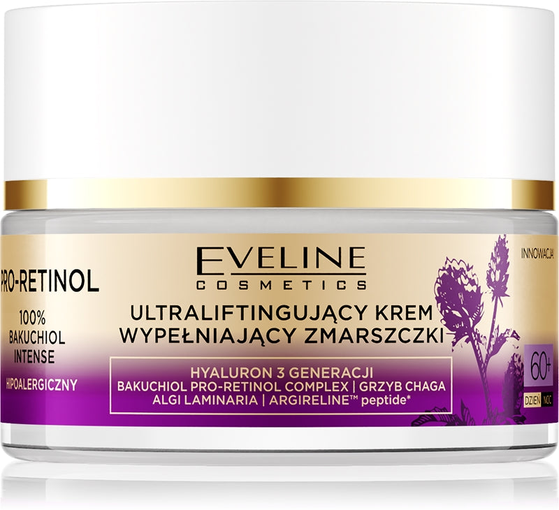 Eveline Cosmetics Pro-Retinol 100% Bakuchiol Intense Ultra-Lifting Face Cream 60+
