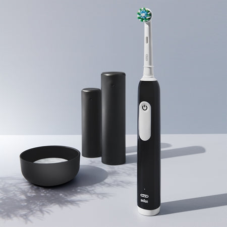 Oral B Pro Series 1 Black Electric Toothbrush With Bag