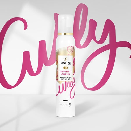 Pantene Pro-V Defined Curls Hair Mousse For Wavy And Curly Hair 