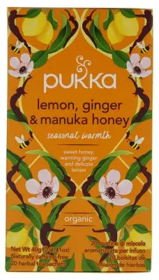 Pukka Ginger Lemon And Organic Honey 20 Sachets