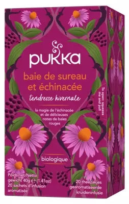 Pukka Infusion Elderberry And Echinacea Organic 20 Sachets