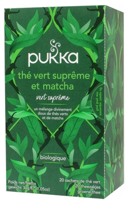 Pukka Supreme Matcha And Green Tea Organic 20 Sachets