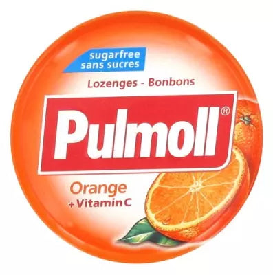 Pulmoll Lozenges Orange Sugar Free 45G