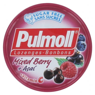 Pulmoll Red Fruits Sugars Free 45G