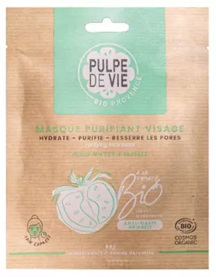 Pulpe De Vie Purifying Face Mask Piña Tomata Organic 1 Mask