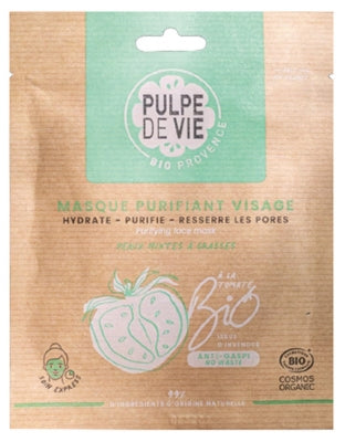 Pulpe De Vie Purifying Face Mask Piña Tomata Organic 1 Mask