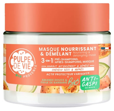 Pulpe De Vie Organic 3-In-1 Nourishing And Detangling Sweet Almond Hair Mask 300 Ml