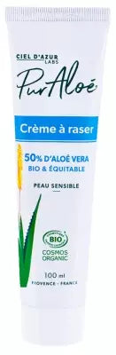 Pur Aloé Organic Shaving Cream With Aloe Vera 50% 100Ml