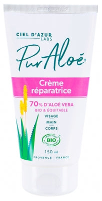 Pur Aloé Organic Restorative Cream With Aloe Vera 70% 150Ml