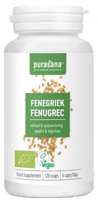 Purasana Fenugreek Organic 120 Capsules