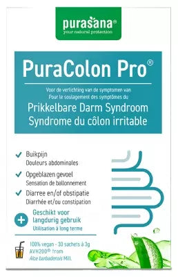 Purasana Puracolon Pro – Syndrome de l’Intestin Irritable | 30 Sachets