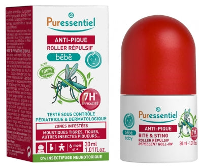 Puressentiel Bite & Sting Baby Repellent Roll-On 30Ml