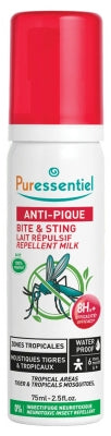 Puressentiel Bite & Sting Repellent Milk Tropical Areas75 Ml