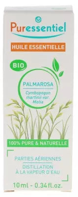 Puressentiel Essential Oil Palmarosa (Cymbopogon Martinii Var. Motia) Bio 10Ml