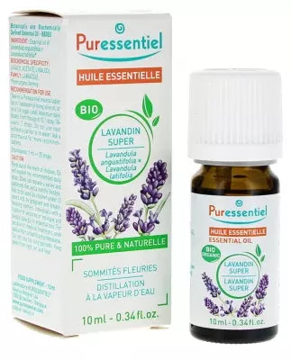 Puressentiel Essential Oil Super Lavandin (Lavandula Angustifolia X Lavandula Latifolia) Organic 10Ml