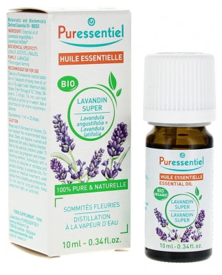 Puressentiel Essential Oil Super Lavandin (Lavandula Angustifolia X Lavandula Latifolia) Organic 10Ml