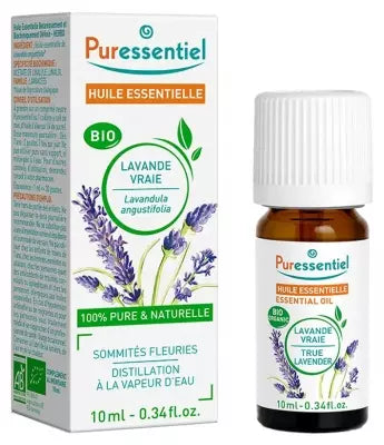 Puressentiel Essential Oil True Lavender (Lavendula Angustifolia) Bio 10Ml