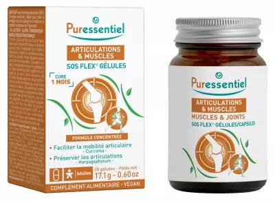 Puressentiel Joints & Muscles Sos Flex 30 Capsules