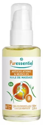 Puressentiel Joints & Muscles Massage Oil Arnica Gaultheria Organic 100Ml