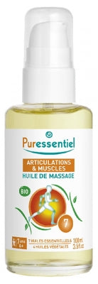 Puressentiel Joints & Muscles Massage Oil Arnica Gaultheria Organic 100Ml