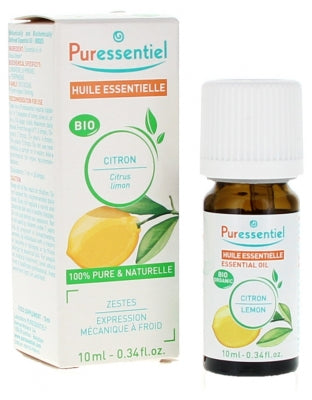 Puressentiel Lemon Essential Oil (Citrus Lemon) Organic 10Ml