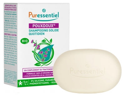 Puressentiel Pouxdoux Daily Solid Shampoo Organic 60 G