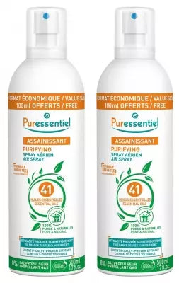 Puressentiel Purifying Air Spray With 41 Essential Oils 2 X 500Ml