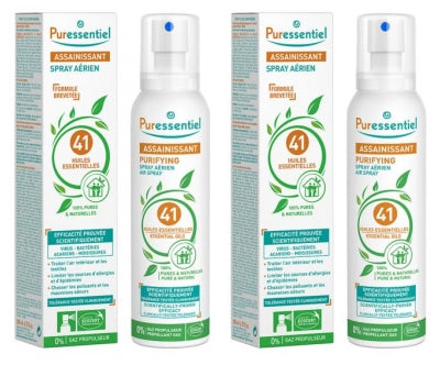 Puressentiel Purifying Air Spray With 41 Essential Oils 2 X 200Ml