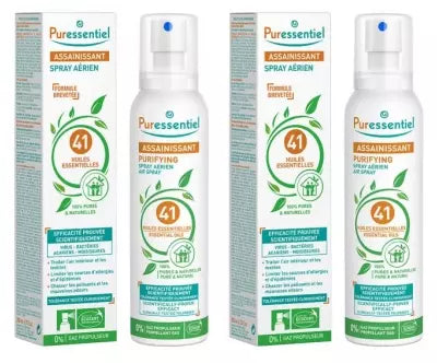 Puressentiel Purifying Air Spray With 41 Essential Oils 2 X 200Ml
