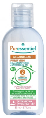 Puressentiel Purifying Antibacterial Gel With 2 Vegetable Oils 80Ml