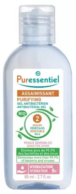 Puressentiel Purifying Antibacterial Gel With 2 Vegetable Oils 80Ml