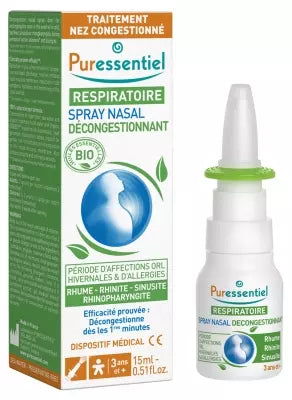 Puressentiel Respiratory Decongestant Nasal Spray 15Ml