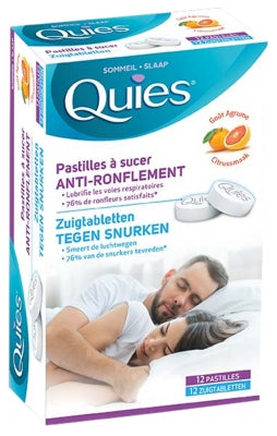 Quies Anti-Snoring 12 Lozenges To Suck