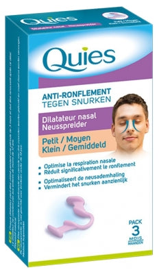 Quies Anti-Snoring Nasal Dilator Small Medium