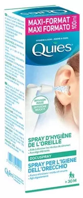 Quies Docuspray Hygiene Ear Spray 100Ml