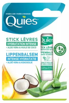 Quies Lips Care Intense Moisturizing Stick Aloe Vera & Coconut Oil 4,5G